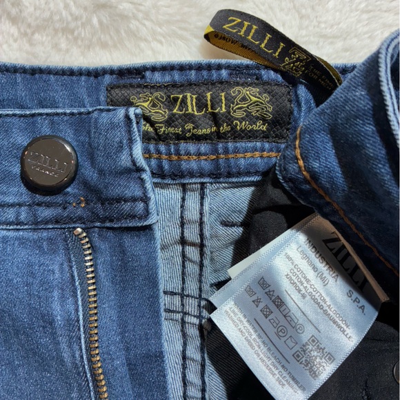 Zilli Classic Women Denim Straight Leg Jeans - Picture 3 of 5